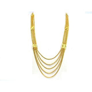 5 Line Golden Ball and Chain Necklace 5 Line Golden Ball and Chain Necklace