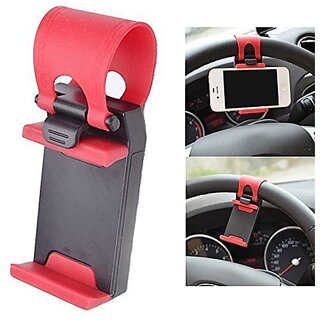 Universal New Car Steering Wheel Mobile Phone Socket Holder 55-71Mm Retractable Cellphone Gps for iphone /android Phone
