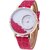 Women Wadding New Leather Dimond Dial Red Girls watch