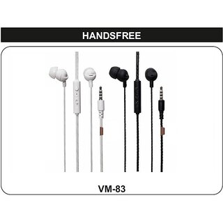 Premium Quality Sound VM-83 in Ear earphones with mic (Assorted Colors)
