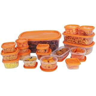 Princeware SF Package Container Set, 18-Pieces Orange