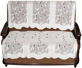 Embossed printing 3 Seater kniting Sofa Cover Set -6 Pieces by vivek homesaaz