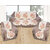 Vivek  Homesaaz  Multi Embossed 5 Seater Net Sofa Cover Set -10 Pieces