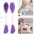 Silicone Face Mask Applicator, 2 in 1 Double-Sided Facial Lip Scrub Brush Tool, Double-Head Face Scrubber