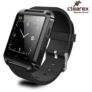 Clearex Super vision Smartwatch with Bluetooth and fitness Tracker (Black, White)