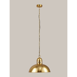 The Light Store Steel Pendant Light (Gold, 60 Watt)