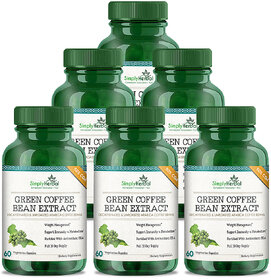 Simply Herbal Green Coffee Bean Extract Pure (50 GCA) 800 Mg 60 Capsules 100 Natural Weight Loss Supplement (6)