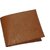 Man tan artificial leather wallet