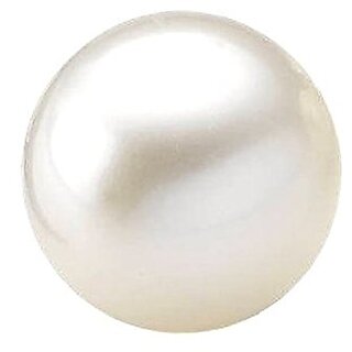 Yuvi Shoppe Certified Cultured Gemstone Fresh Water Pearl - Moti 5.25 - 5.50 Ratti
