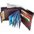 Wildantler Formal Brown Artificial Leather (PU)  Bi-fold Wallet for Men(8 card slots)