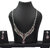Menal Silver Plated Multi Diamond Necklace Set