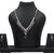 Menal Silver Plated Multi Diamond Necklace Set