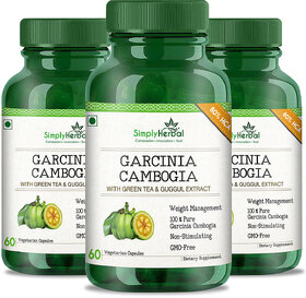 Simply Herbal Garcinia Cambogia 800mg 60 Capsules 100 Veg Weight Loss Suppl
