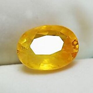                       Jaipur Gemstone 3.5ratti Natural Yellow Sapphire (Pukhraj)                                              