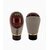 Type-R Leather Plastic Brown and Grey Gear Knob Handle for Car