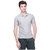 Squarefeet Grey Polyester Polo Neck Tshirt