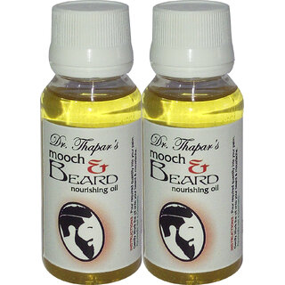 Mooch  Beard Nourishing  Growth Oil 60 (Pack of 2)