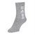 Adidas Men Grey/White/Black Cotton, Nylon and Polyester Flat Full Length Socks Pack of 3 - Free Size