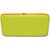 A trendy neon yellow Wallet with orange trimming for Women's & Girl's