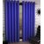 Styletex Plain Polyester Light Blue Window Curtain (1 Pcs)