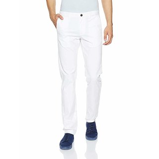 culture white(PJC)  Nerrow Fit  casual  Trousers For Men