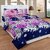 Angel Home Premium Quality 3D Floral Double Bed sheet with two pillow covers