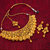 Sukkhi Women Alloy Gold Plated Kundan Choker Necklace Set (Size-16)