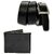 Sales Combo of 1 Black Belt  1 Black Wallet