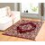 Welhouse India Maroon chenille carpet (85 inch X 55 inch) CNT-04