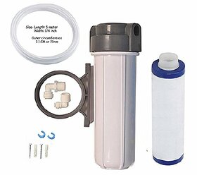RO  Pre-Filter Bowl  Aquaguard type + Candle 9 + Clamp+Elbow+Pipe for RO UV Water Purifier