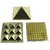 ReBuy 91 Multi Layer Pyramids Wish Pyramid Metal Vastu Pyramid Closed Set - 2.5 Inch