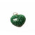 ReBuy Heart Pendant Green Jade Gemstone Pendant for Wealth - Beautiful Gift