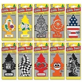 Pack of 3 Little Hanging Tree car perfume Air Freshner Assorted Flavour