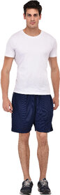 Navy Blue Shorts for Men's by Fashion 7