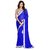 Bhuwal Fashion Blue Chiffon Saree