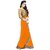 Bhuwal Fashion Orange Chiffon Saree
