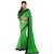 Bhuwal Fashion Green Chiffon Saree