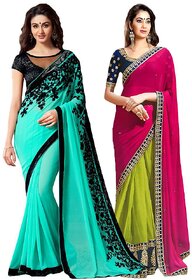 Bhuwal Fashion Multicoloured Cotton Saree Combos