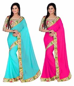 Bhuwal Fashion Multicoloured Bhagalpuri Silk Saree Combos