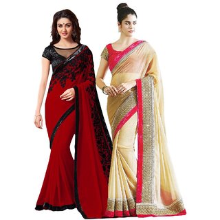 Bhuwal Fashion Multicoloured Cotton Saree Combos
