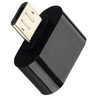 Micro USB Mini OTG Adapter For Smartphones Black Color