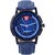 Axton Round Dial Blue Resin Strap Quartz Watch For Unisex