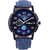 Axton Unisex Round Dial Blue Resin Strap Quartz Watch