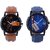 Axton Unisex Round Dial Multi Resin Strap Quartz Watch (Pack of 2)