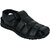Lavista Men's Black Synthetic Leather Casual Sandal