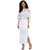 Texco women's party white lace dress