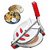 One Stop Red Stainless Steel Puri Maker