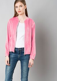 Raabta Baby Pink Velvet Jacket