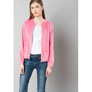 Raabta Baby Pink Velvet Jacket