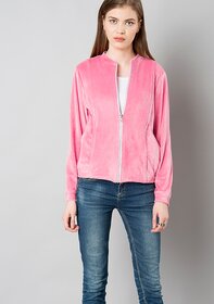 Raabta Fashion Baby Pink Velvet Jacket